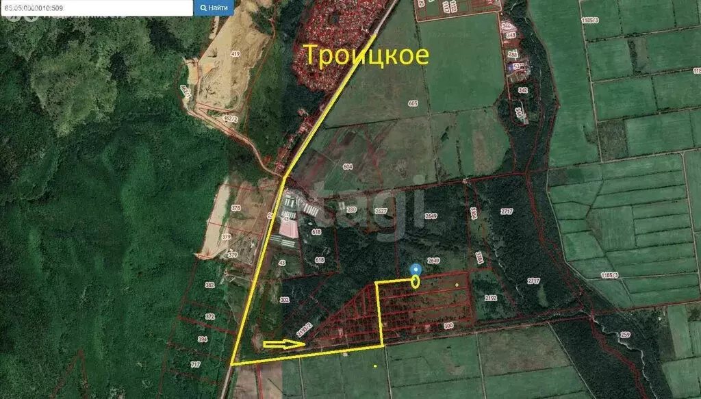 Участок в село Троицкое (13.21 м) - Фото 2