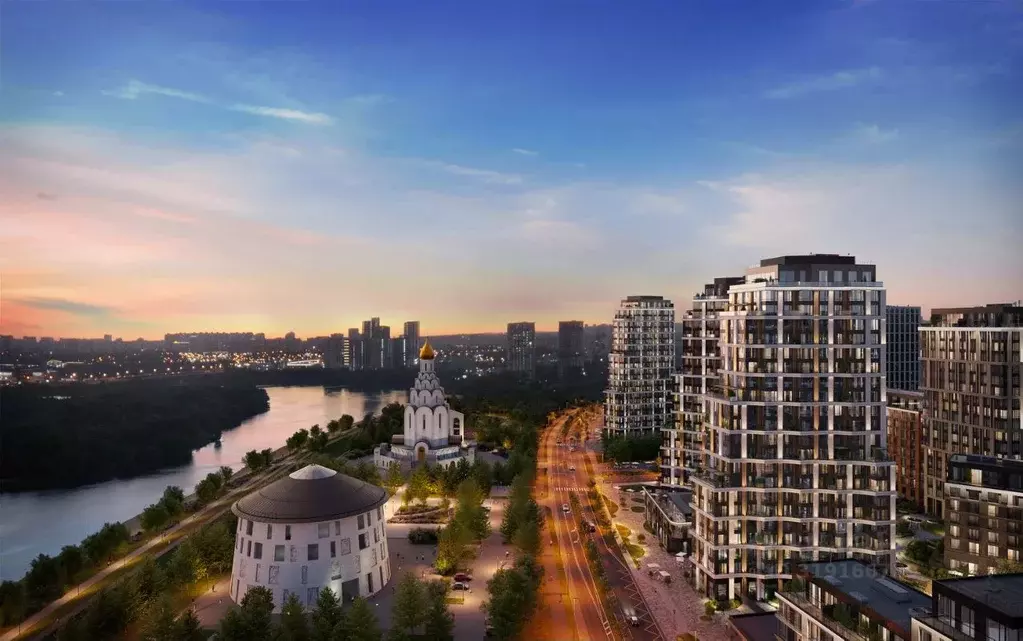 2-к кв. Москва Вивальди кв-л, Клубный Город на Реке Примавера жилой ... - Фото 1