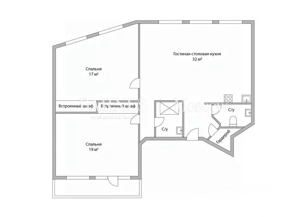 3-к кв. Москва Неглинная ул., 18С1 (80.0 м) - Фото 1
