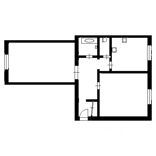 2-к кв. Санкт-Петербург Синявинская ул., 20 (57.0 м) - Фото 1