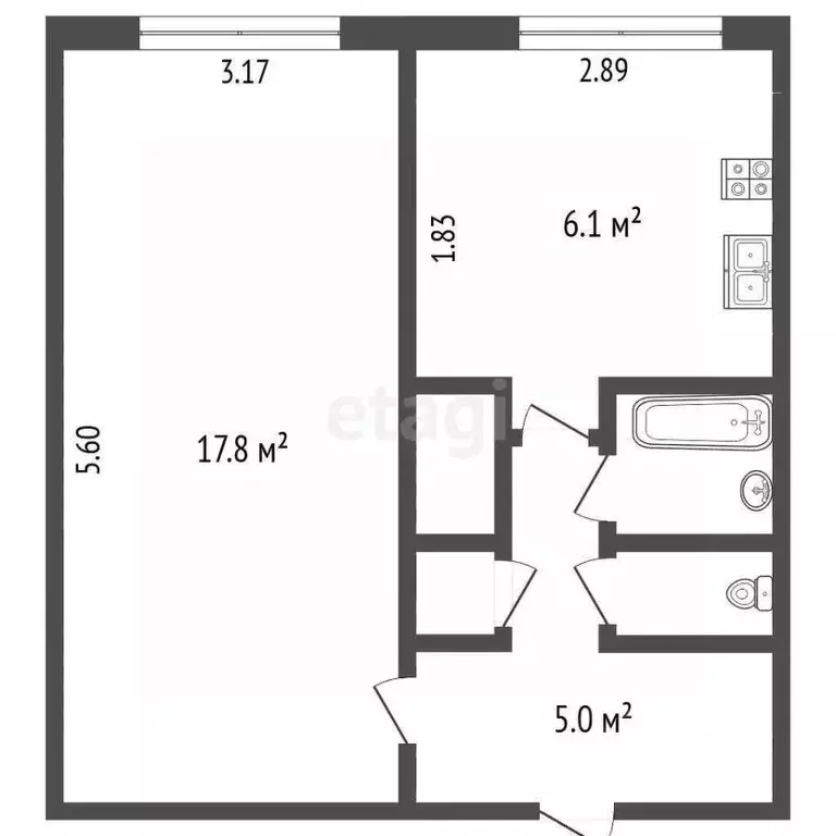 1-к кв. Ямало-Ненецкий АО, Новый Уренгой Ленинградский просп., 10 ... - Фото 1
