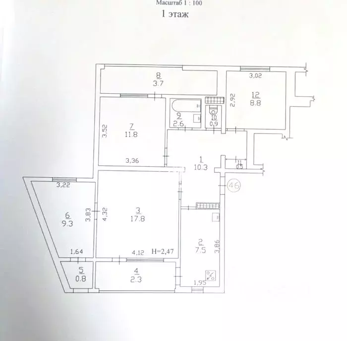4-к кв. Севастополь ул. Громова, 62 (82.2 м) - Фото 2