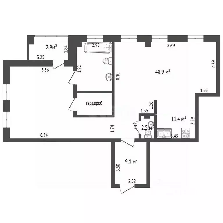 3-к кв. Омская область, Омск ул. Фрунзе, 72/1 (130.8 м) - Фото 1