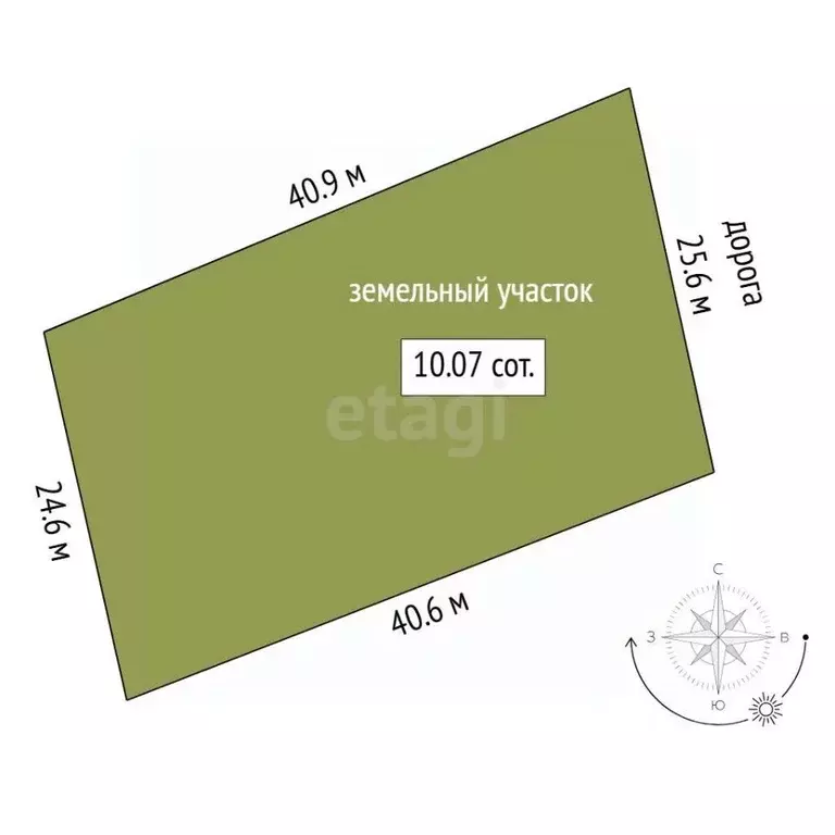 Участок в Тюменская область, Тюменский муниципальный округ, Исток СНТ  ... - Фото 2