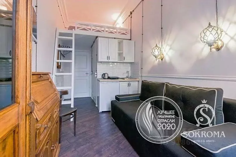 1-к кв. Санкт-Петербург пер. Тучков, 24 (12.0 м) - Фото 1