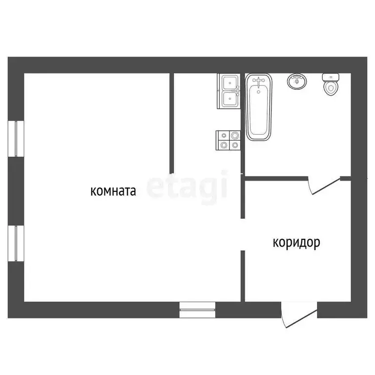 Дом, 23.5 м - Фото 1