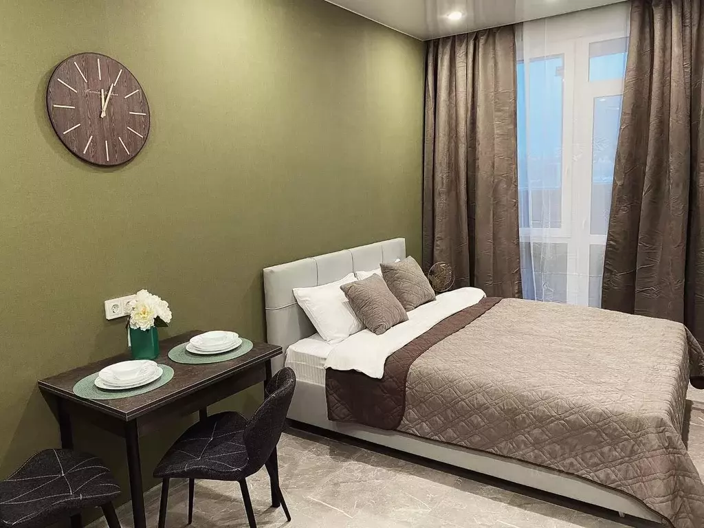 Студия Тюменская область, Тюмень ул. 2-я Луговая, 24к3 (25.0 м) - Фото 1