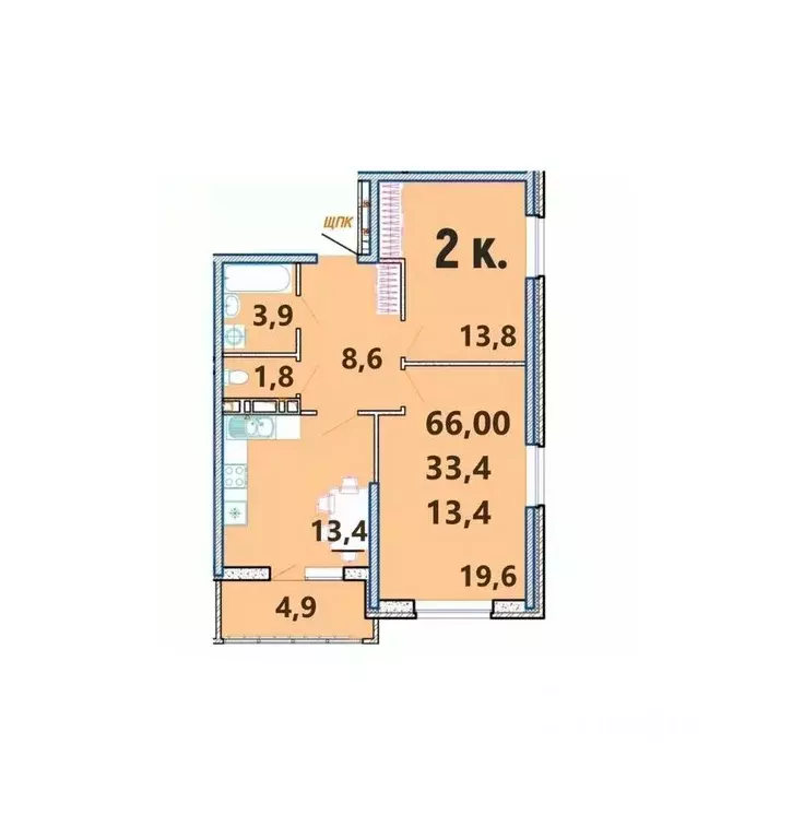 2-к кв. Краснодарский край, Туапсинский муниципальный округ, с. Агой ... - Фото 1