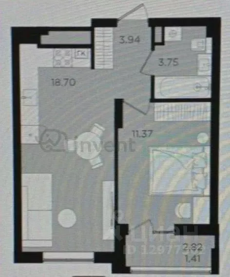 1-к кв. Калининградская область, Калининград ул. Старшины Дадаева, ... - Фото 2