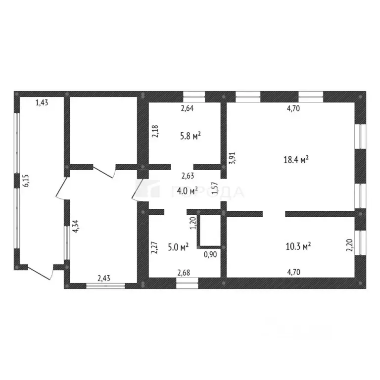 Дом в Кемеровская область, Новокузнецк Тамбовская ул., 51 (80 м) - Фото 2
