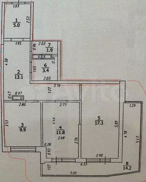 2-к. квартира, 70 м, 15/16 эт. - Фото 0