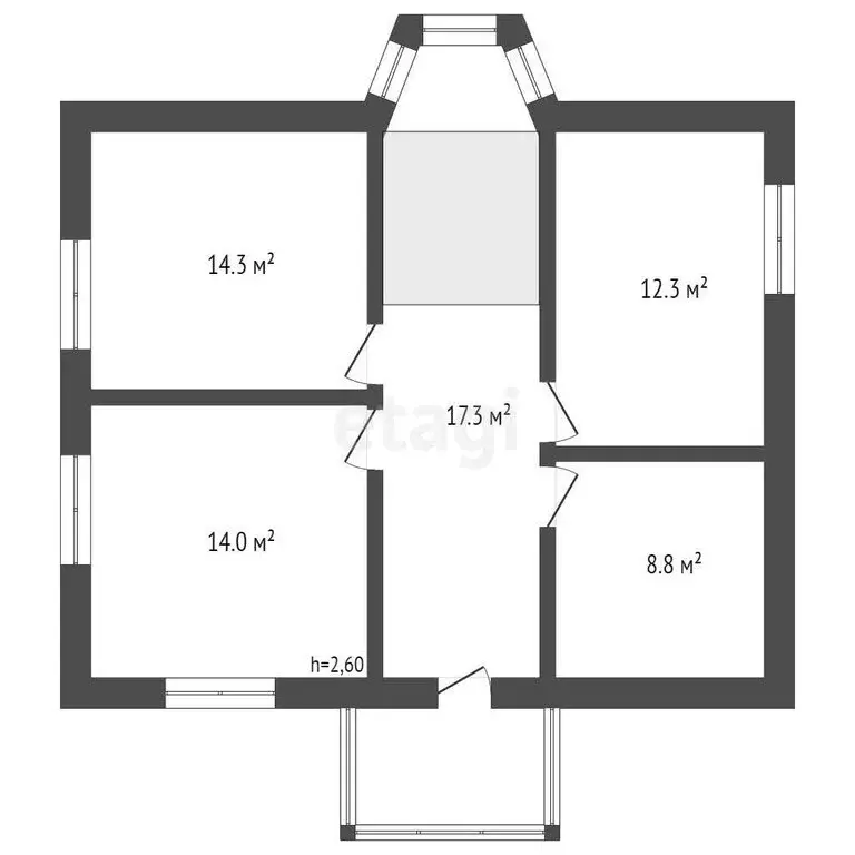 Дом в Кемерово, 3-я Ряжская улица (134.4 м) - Фото 1
