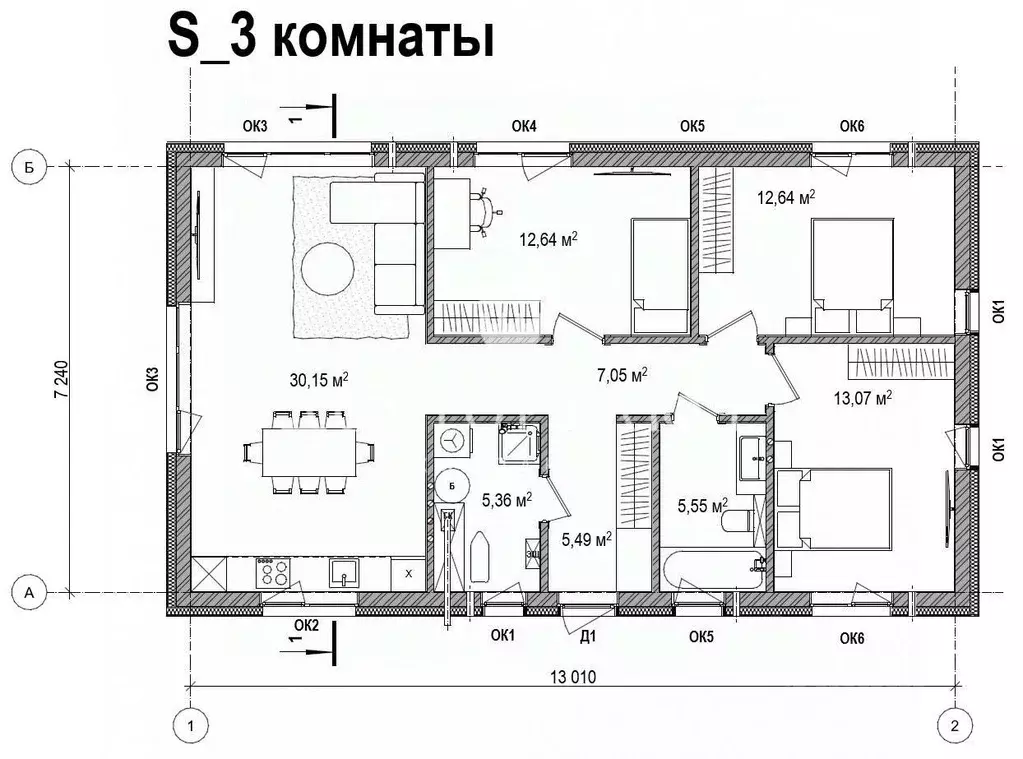 Дом в Новосибирская область, Новосибирский район, Каменский сельсовет, ... - Фото 2
