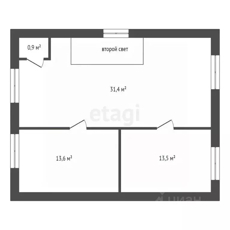 Дом в Башкортостан, Кармаскалинский район, Кабаковский сельсовет, Маяк ... - Фото 2