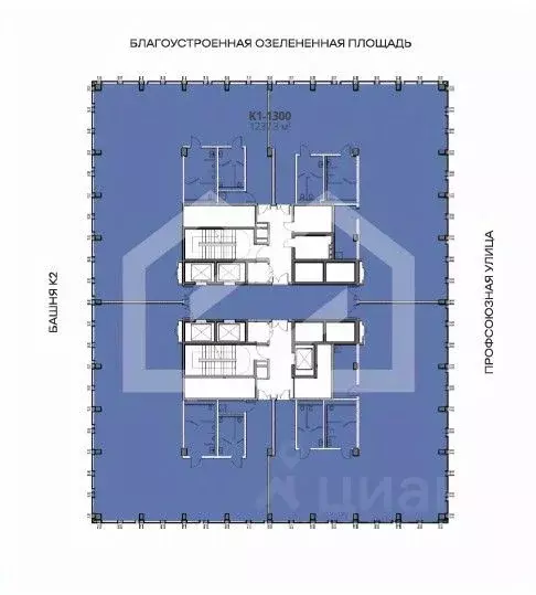 Помещение свободного назначения в Москва Старокалужское ш., 64С1 (1237 ... - Фото 2