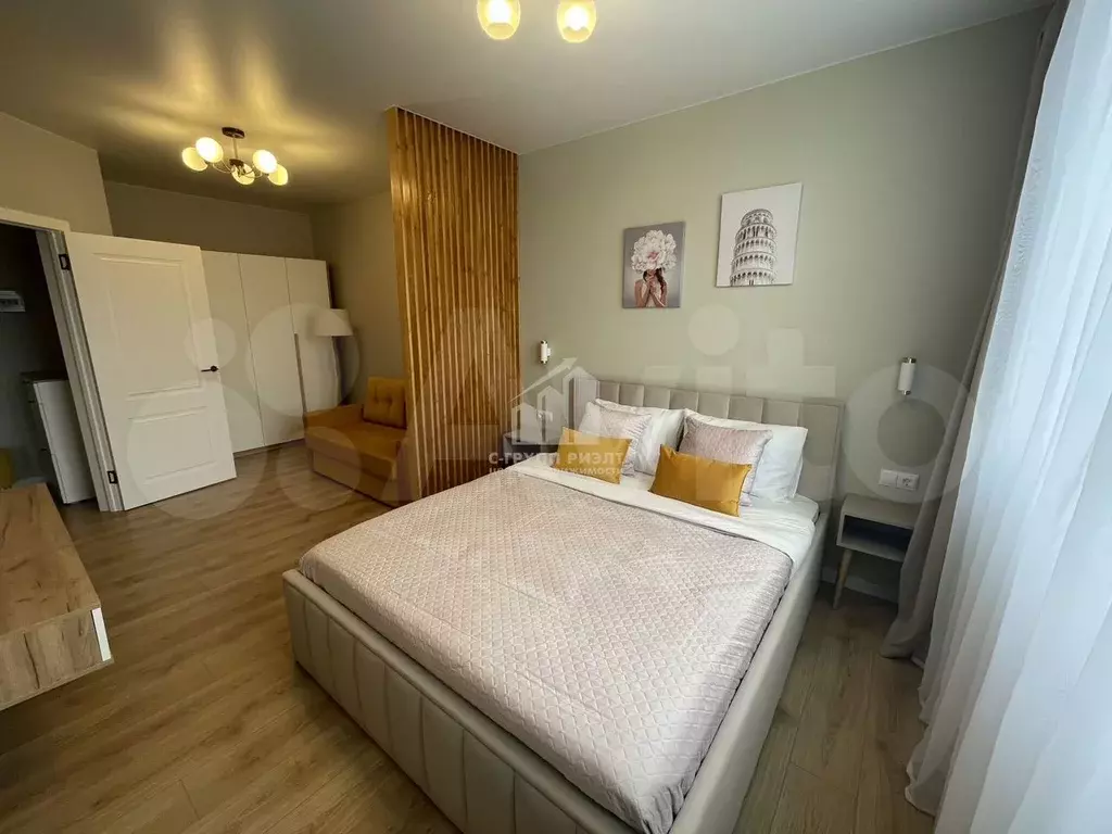 1-к. квартира, 34,6 м, 6/9 эт. - Фото 1