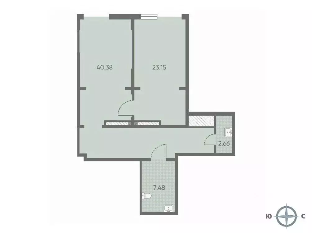 Офис в Санкт-Петербург ул. Морской Пехоты, 26к2 (73 м) - Фото 1