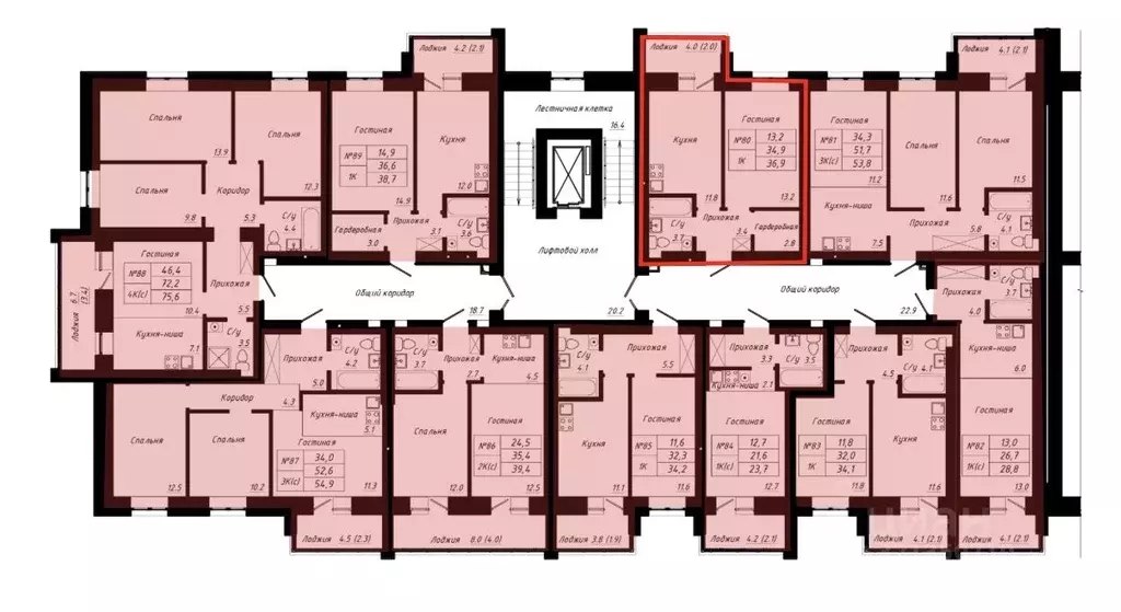 1-к кв. Алтайский край, Барнаул тракт Павловский, 196Ак2 (36.9 м) - Фото 2