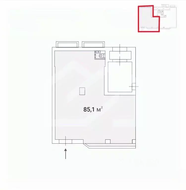 Помещение свободного назначения в Москва Дружинниковская ул., 11А (85 ... - Фото 2