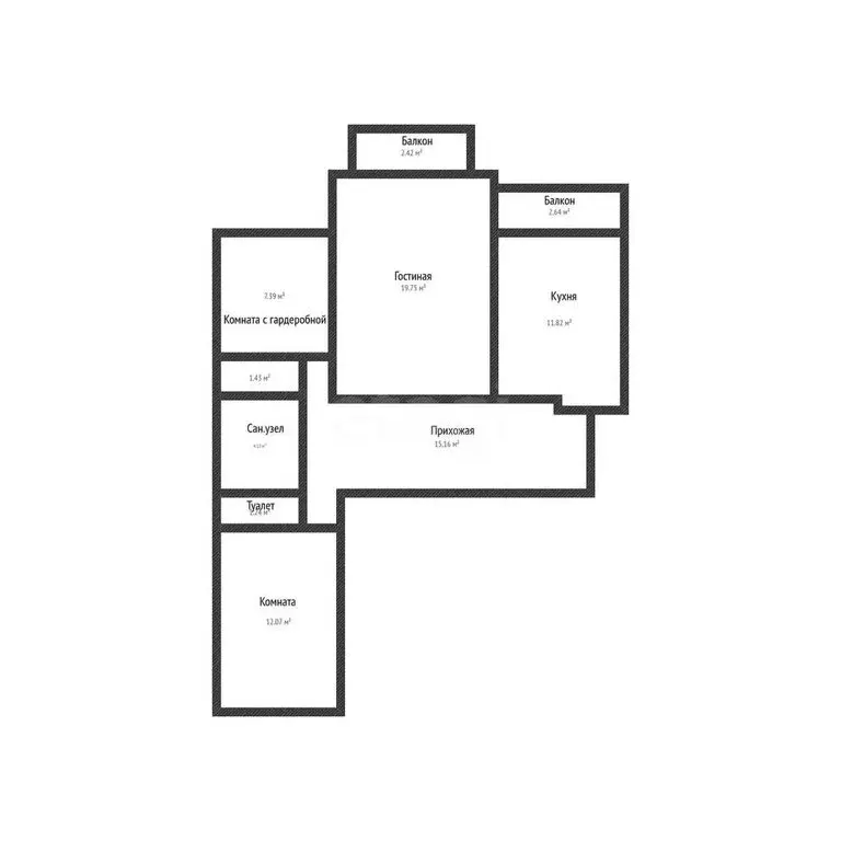 3-комнатная квартира: Краснодар, улица 1 Мая, 186 (73.6 м) - Фото 0