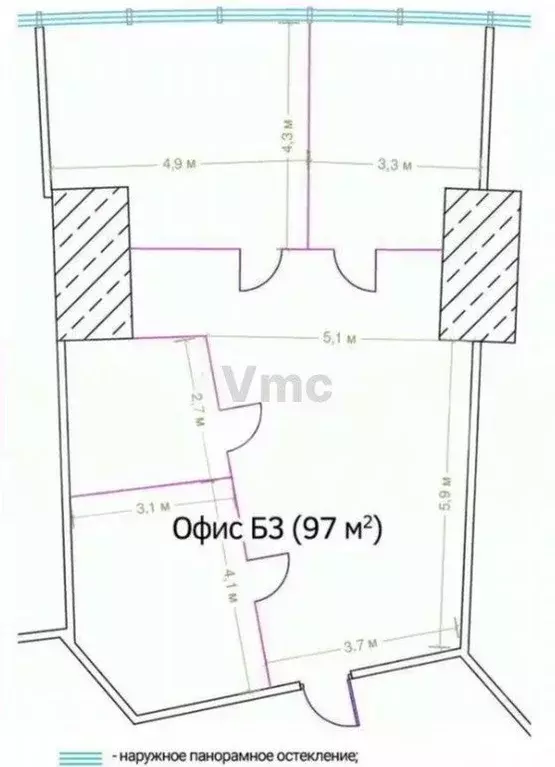 Офис в Москва наб. Пресненская, 12 (97 м) - Фото 2