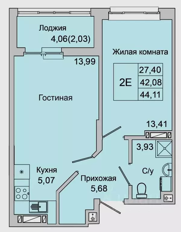2-к кв. Ростовская область, Батайск ул. Булгакова, 11 (44.11 м) - Фото 0