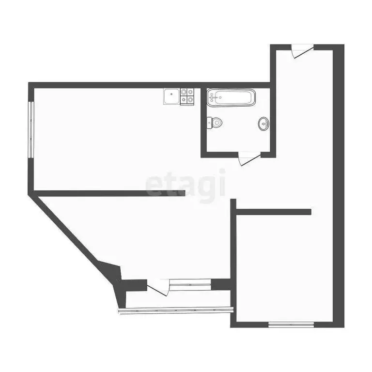 2-комнатная квартира: Иркутск, улица Розы Люксембург, 118/5 (40.3 м) - Фото 0