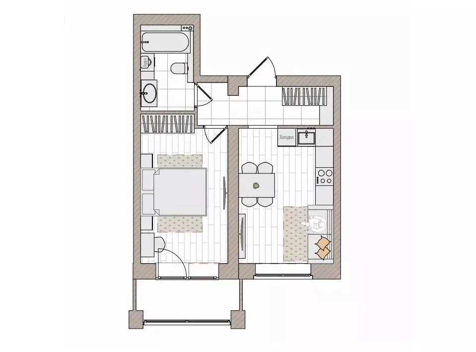 2-к кв. Кировская область, Киров городской округ, пос. Чистые Пруды ... - Фото 1