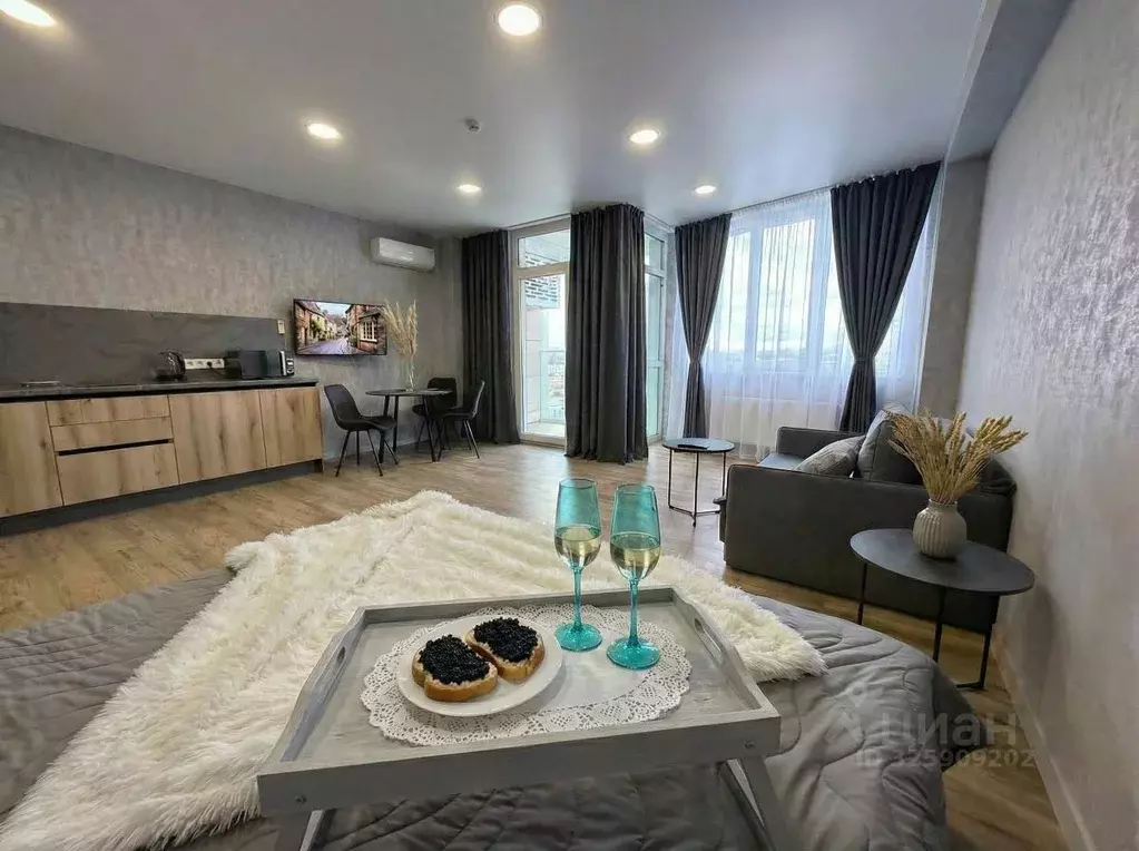 Студия Севастополь ул. Летчиков, 10 (50.0 м) - Фото 1