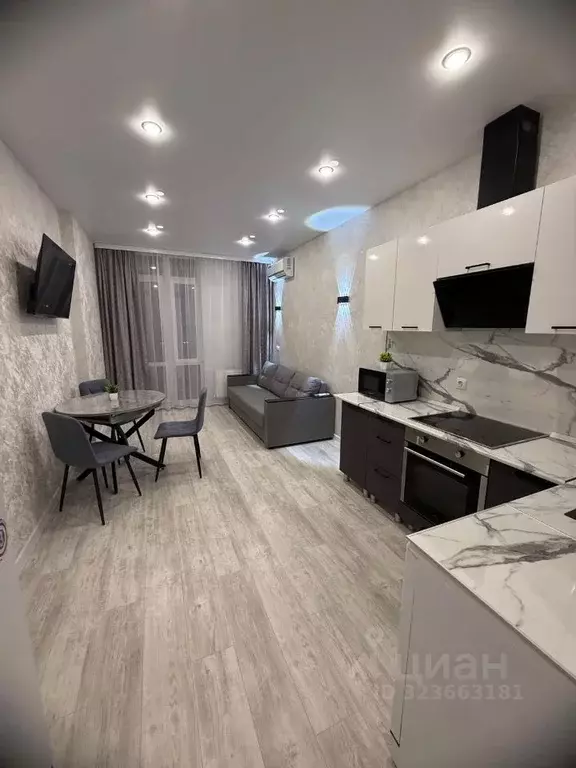 1-к кв. Краснодарский край, Краснодар Любимово мкр, 10 (40.4 м) - Фото 1