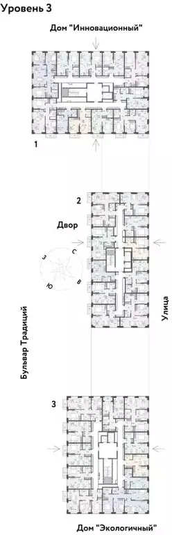 4-к кв. Тюменская область, Тюмень ул. Андрея Кореневского, 3к2 (76.83 ... - Фото 1