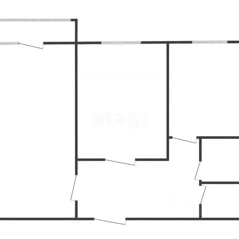 2-к кв. Курская область, Курск ул. Маяковского, 39 (52.6 м) - Фото 1