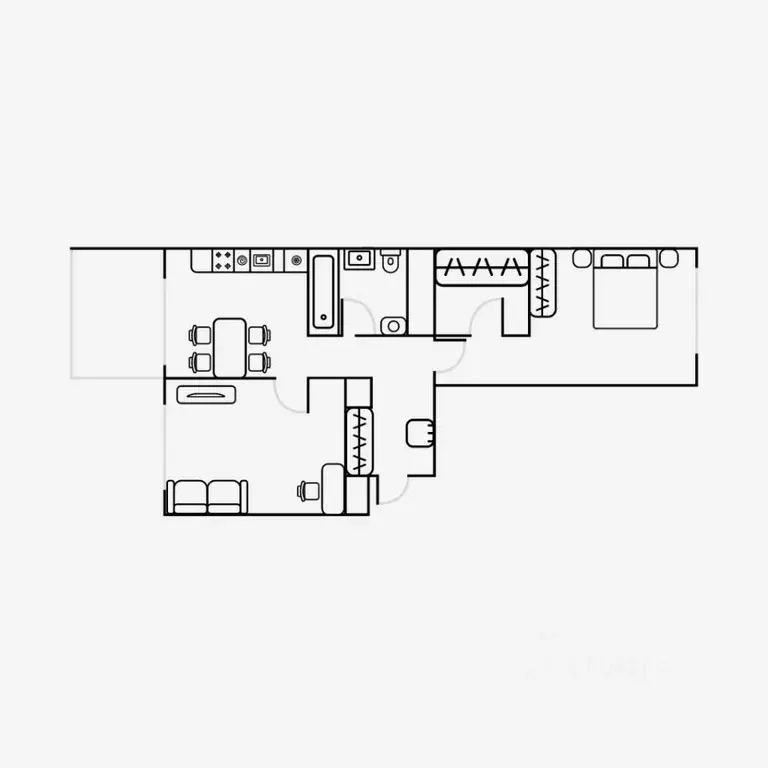 2-к кв. Свердловская область, Екатеринбург ул. Шаумяна, 24 (61.0 м) - Фото 1