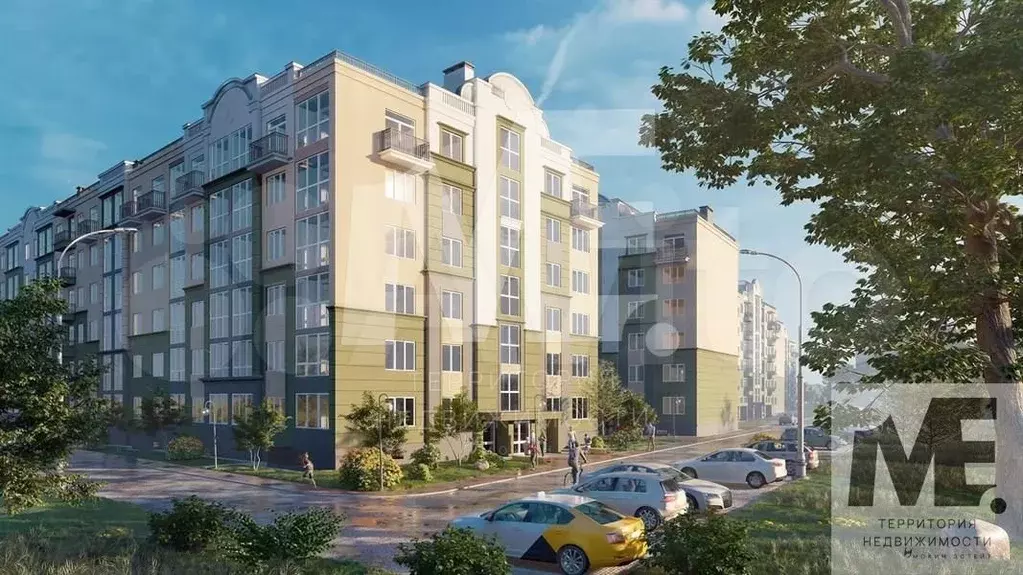 2-к. квартира, 55,8 м, 2/6 эт. - Фото 1