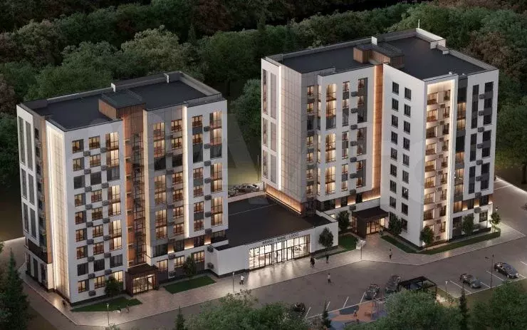 2-к. квартира, 45,4 м, 8/9 эт. - Фото 1