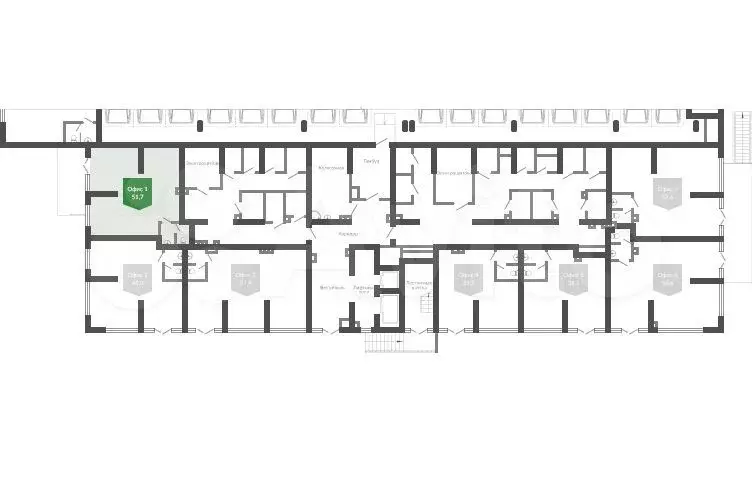 Продам помещение свободного назначения, 52.1 м - Фото 1