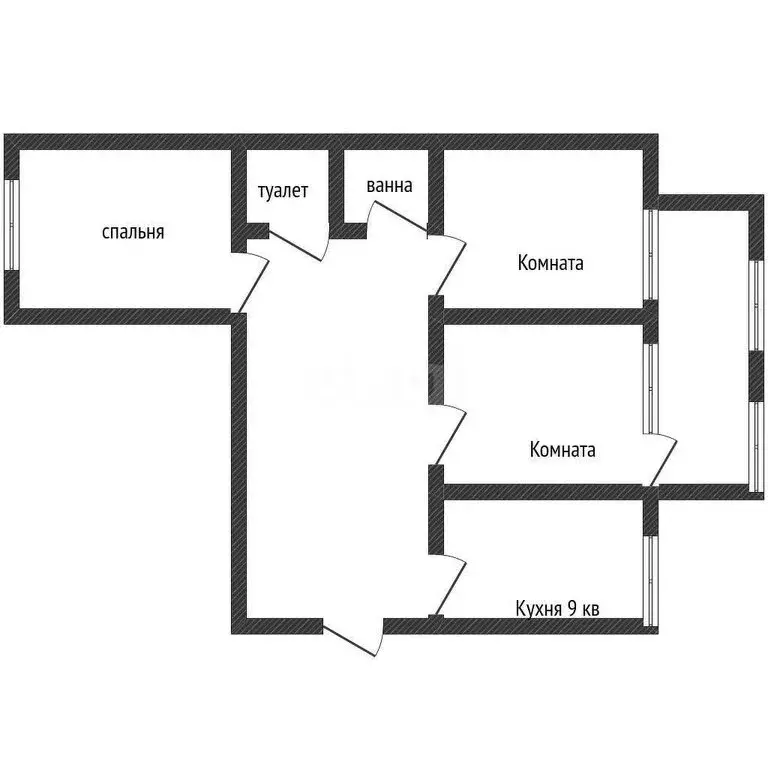 3-комнатная квартира: Краснодар, улица имени П.М. Гаврилова, 60 (68 м) - Фото 0