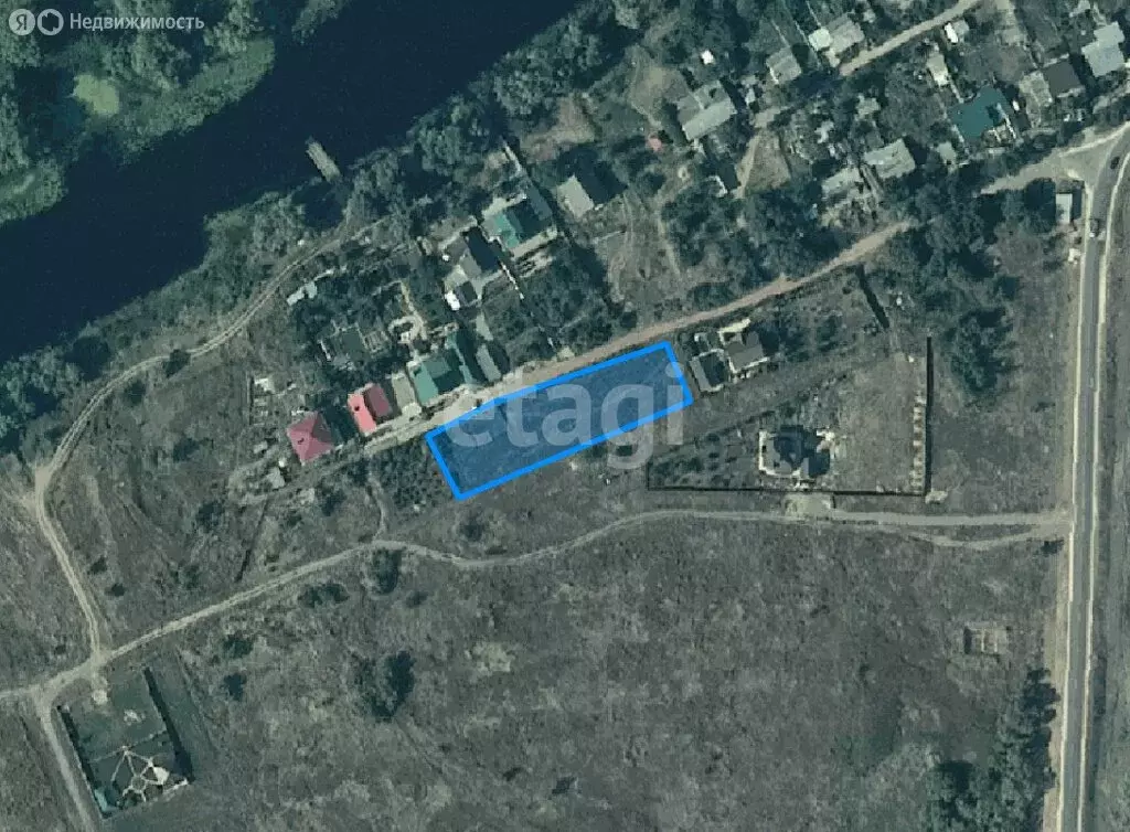 Участок в село Красный Яр, Набережная улица (18 м) - Фото 1