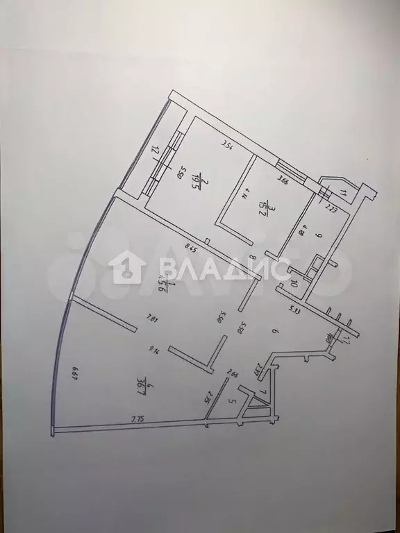 3-к. квартира, 166,2 м, 6/21 эт. - Фото 0