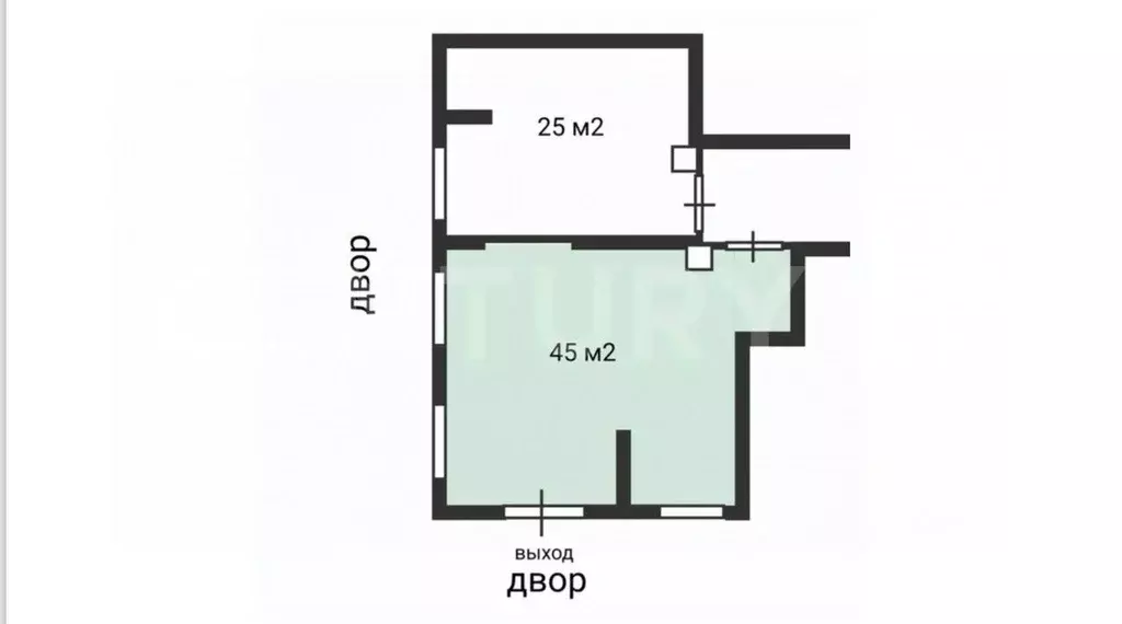 Помещение свободного назначения в Москва Кавказский бул., 51к2 (45 м) - Фото 1