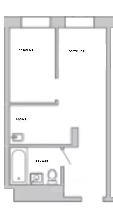 1-к кв. Москва Ботаническая ул., 33Вс1 (30.0 м) - Фото 1