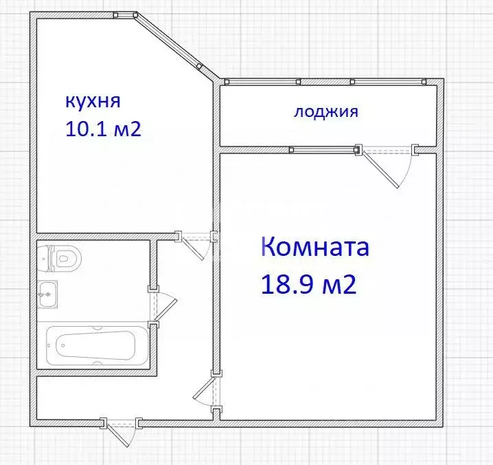 1-к кв. Москва Ленинградское ш., 108к3 (37.2 м) - Фото 2