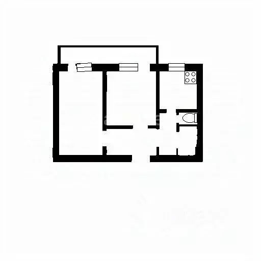 2-к кв. Томская область, Томск ул. Клюева, 20 (51.0 м) - Фото 1