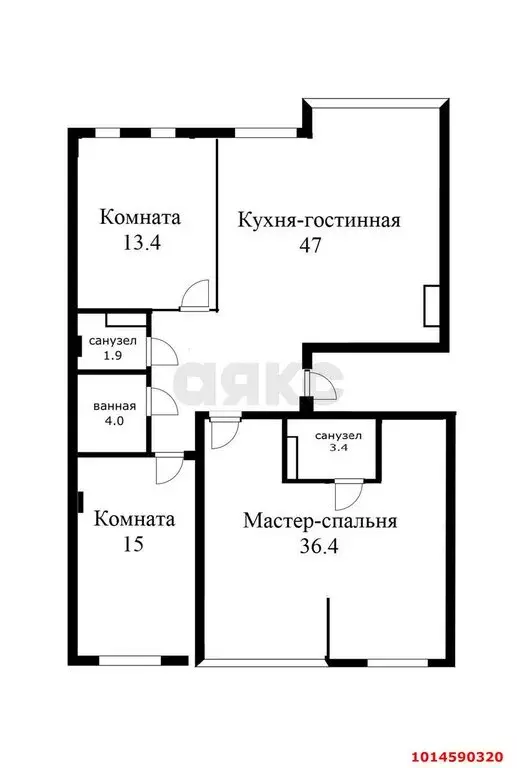 3-комнатная квартира: Краснодар, Круговая улица, 4/1 (121 м) - Фото 0