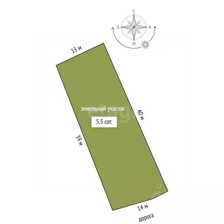 Участок в Орловская область, Орловский район, Импульс СНТ  (5.5 сот.) - Фото 1