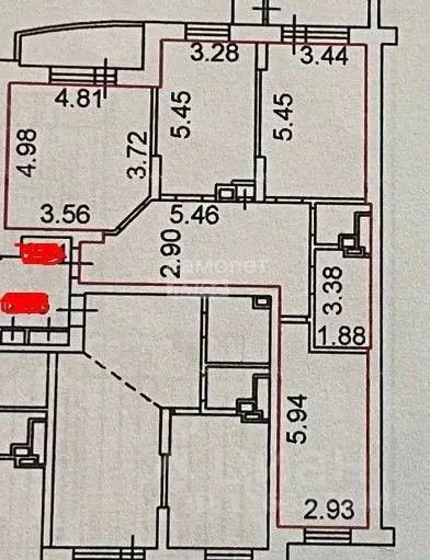 3-к кв. Ханты-Мансийский АО, Сургут Университетская ул., 9 (104.6 м) - Фото 1