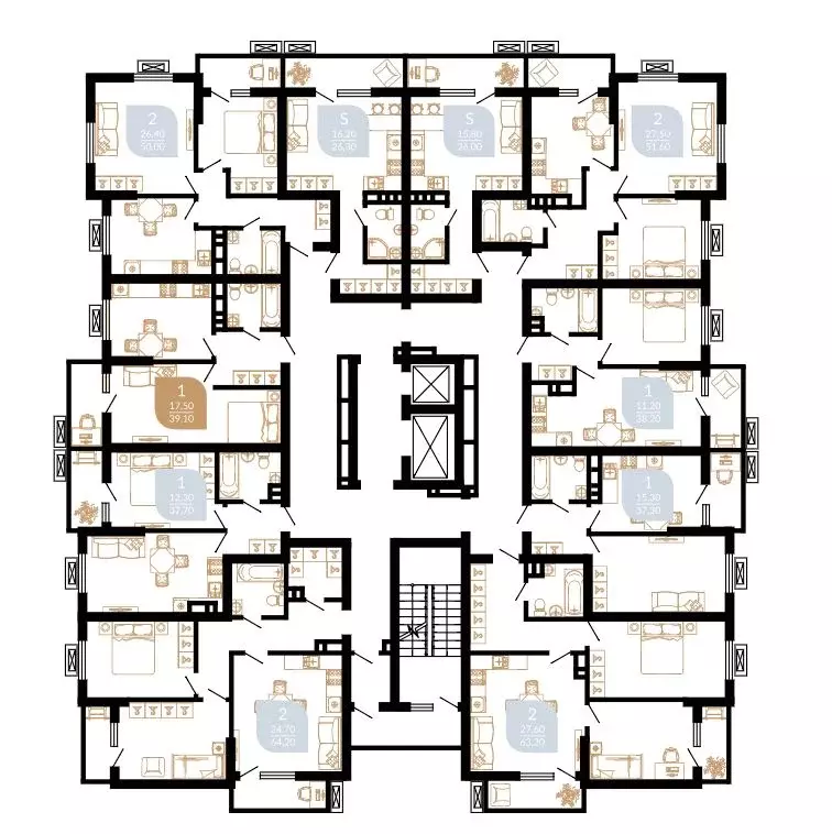 2-к кв. Краснодарский край, Краснодар ул. Даниила Смоляна, 71 (50.0 м) - Фото 1