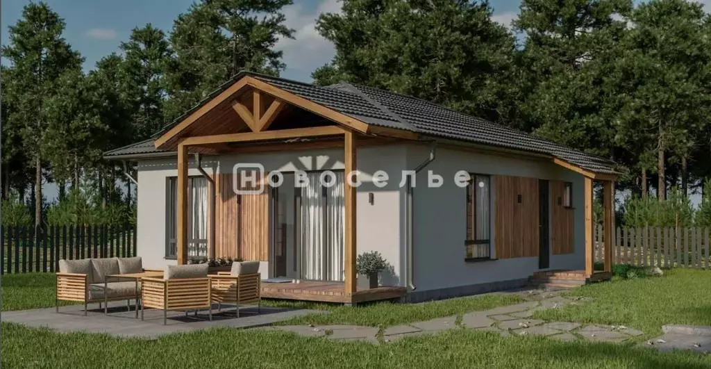 Дом в Рязанская область, Рязанский муниципальный округ, с. Семкино, ... - Фото 1