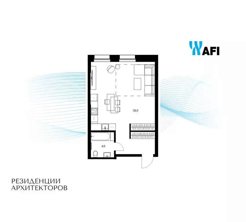1-комнатная квартира: Москва, Большая Почтовая улица, 24 (44.5 м) - Фото 1
