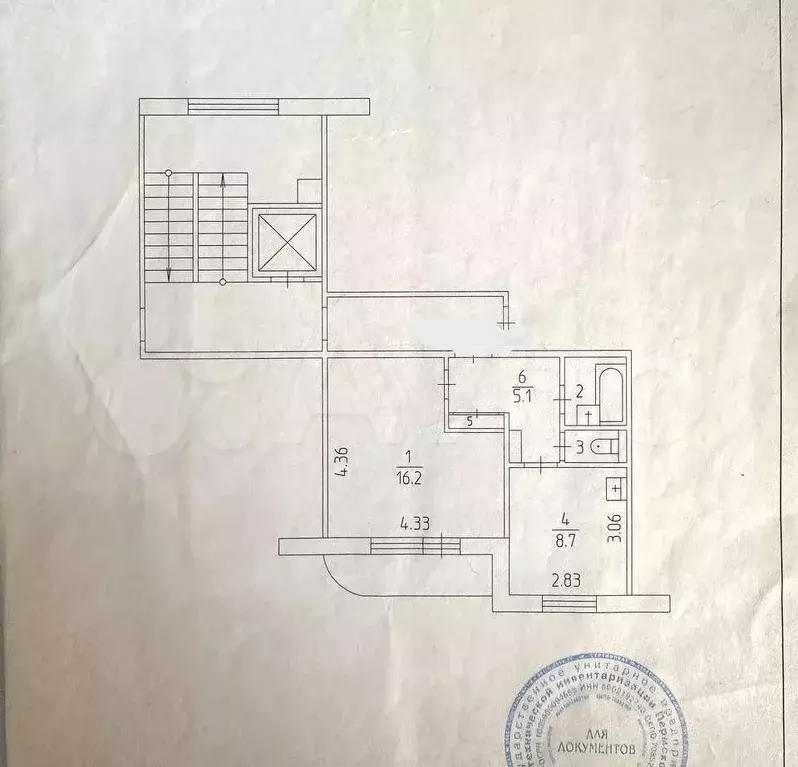 1-к. квартира, 34 м, 4/10 эт. - Фото 0